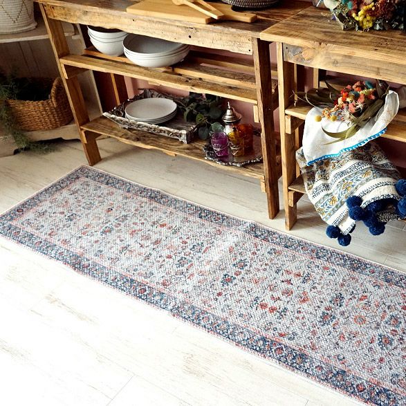 ☆10％OFF☆ラグモアオリジナル！洗えるモロッカン柄シェニール