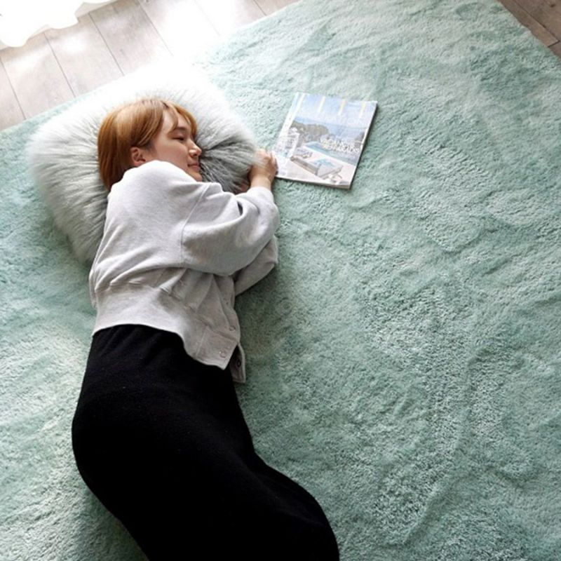 最高の踏み心地！洗える2層ウレタンマイクロファイバーラグ＜Mochifuwa