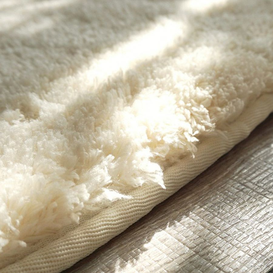 最高の踏み心地！洗える2層ウレタンマイクロファイバーラグ＜Mochifuwa