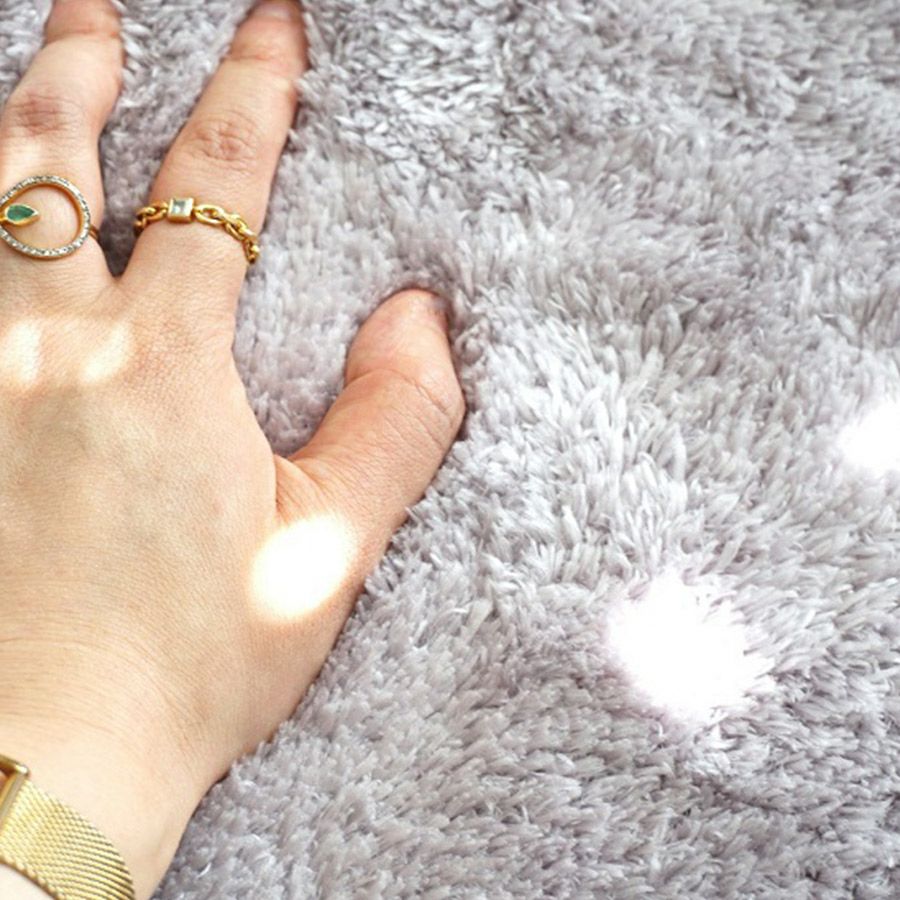 最高の踏み心地！洗える2層ウレタンマイクロファイバーラグ＜Mochifuwa