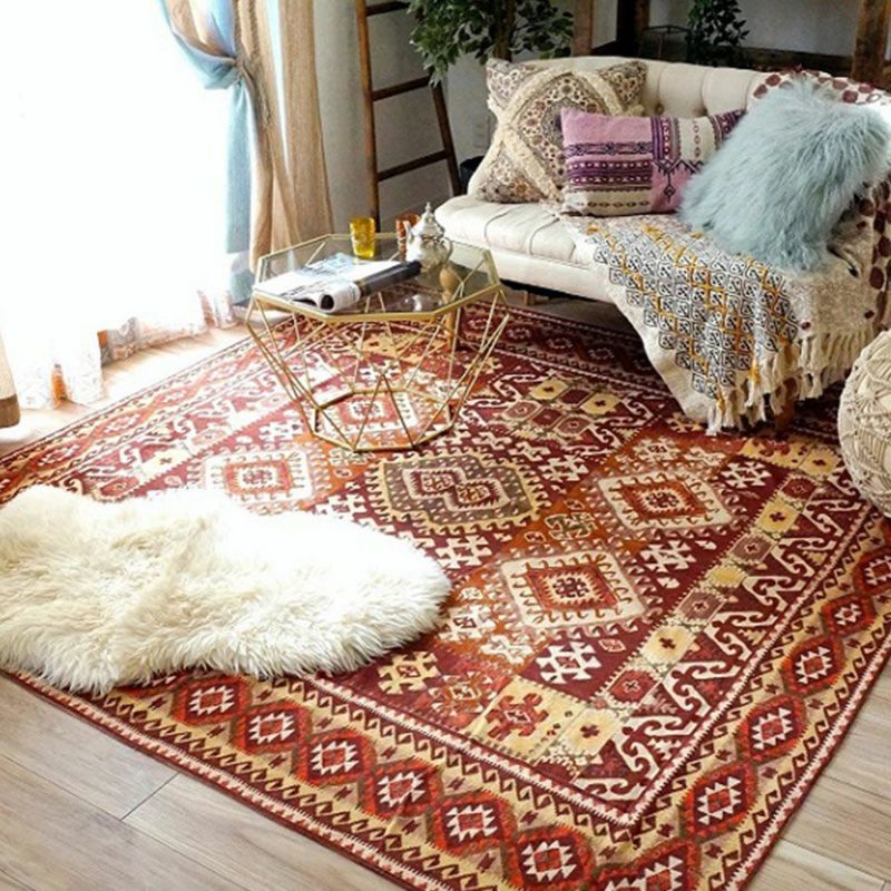 ☆50％OFF☆【KIRANA】インド綿100％！おしゃれなプリントラグ