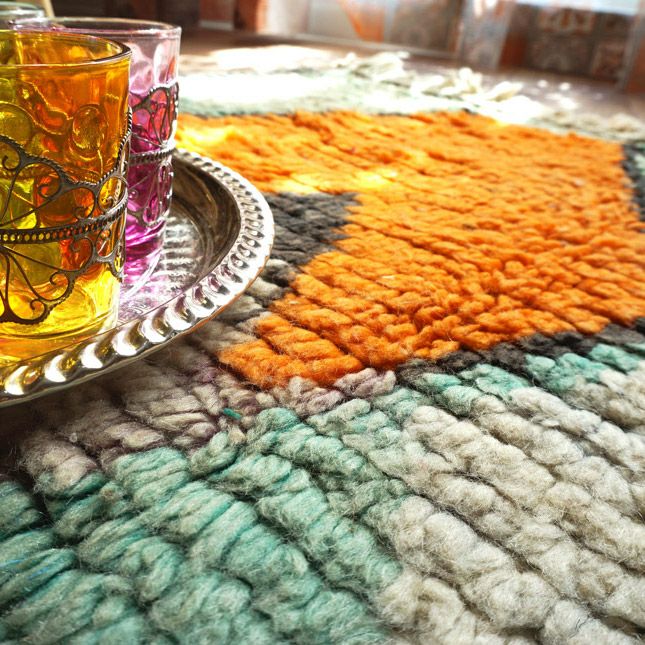 モロッコ発！世界に1枚だけのヴィンテージカーペット・ラグ『ボシャル