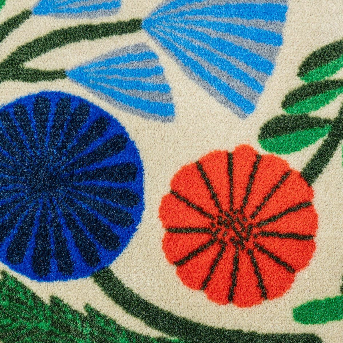 インテリアマット フローラルグループの画像