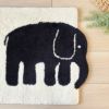 エレファンティ　ブラック キッチンマットの商品画像