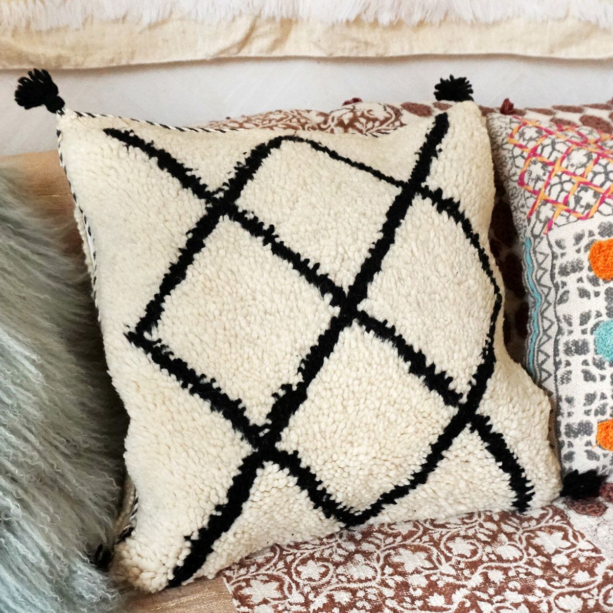 モロッコ ベニワレンクッションカバー モロッコ ベニワレンクッション