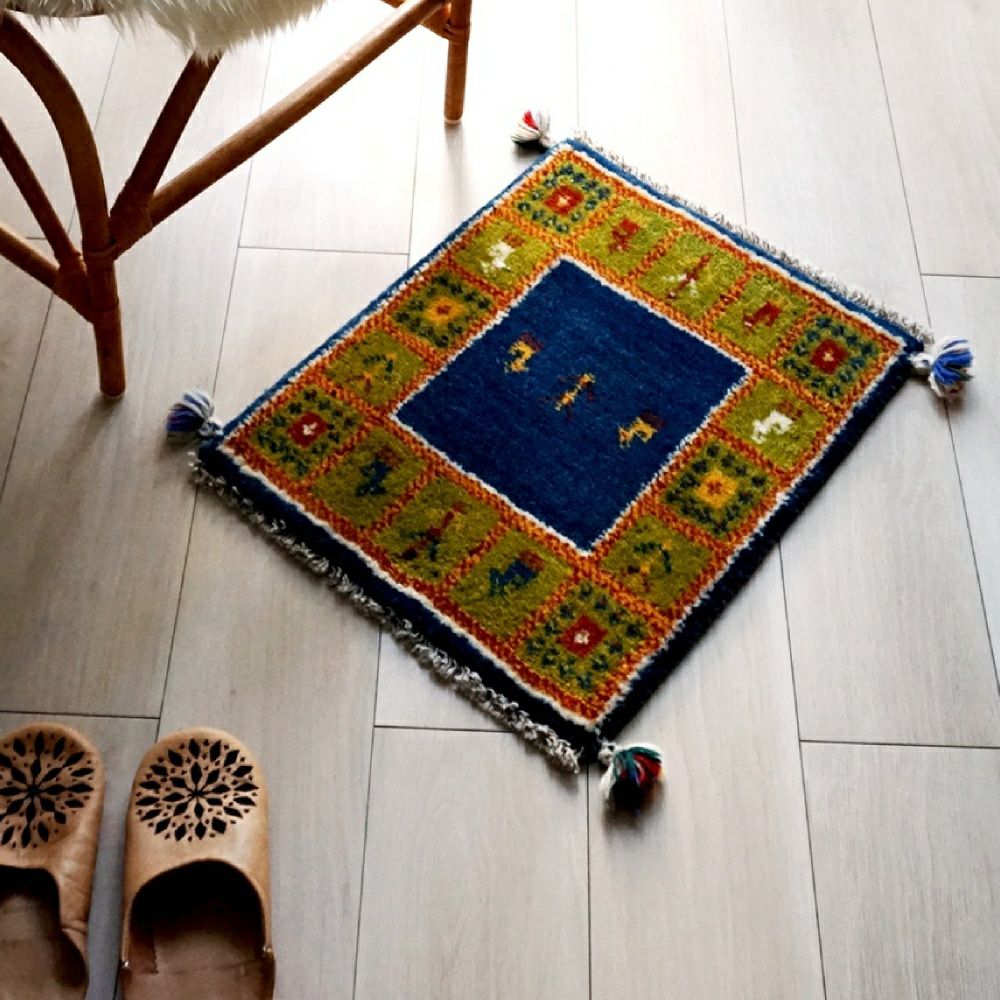 玄関マット】世界に1枚だけの本格手織りペルシャギャベ＜phanto